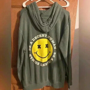 Be A Decent Human Hoodie Barstool Sports